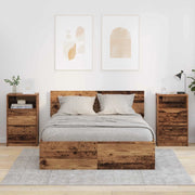 Comodini 2 pcs Legno vecchio 40 x 30 x 467 cm Legno multistrato 888924