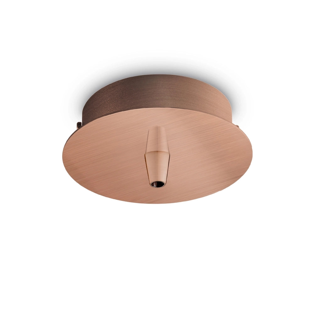 Rosone Standard All In Metallo Rame 1 Luce
