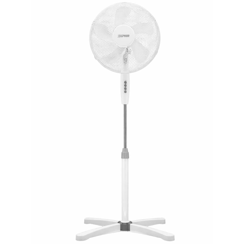 Ventilatore a piantana zephir rapid40 45w 40 cm 5 pale bianco