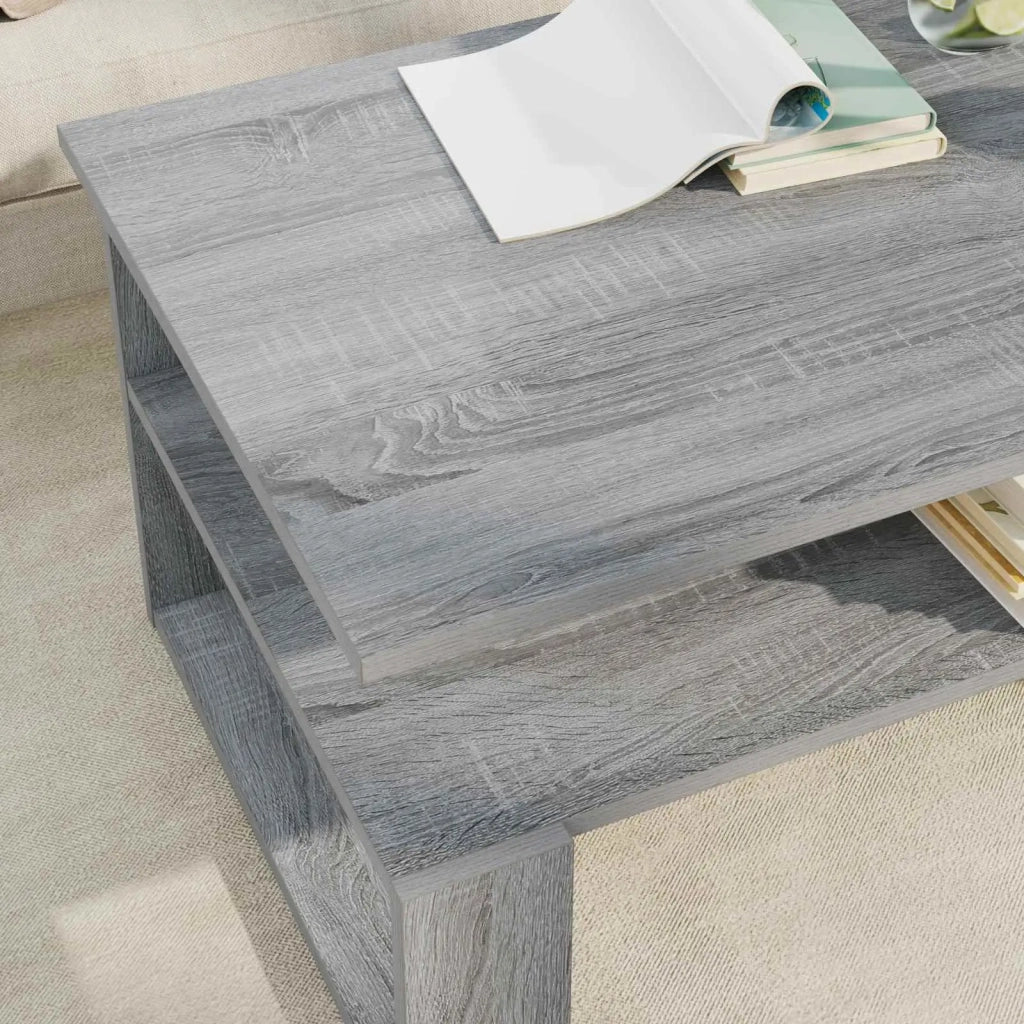 Tavolino da salotto | Tavolino da caff¨¨ | Tavolino da Soggiorno Grigio Sonoma 90 x 50 x 40 cm