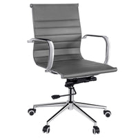 poltrona direzionale mod.hw61982gr colore grigia cod:ferx.98654