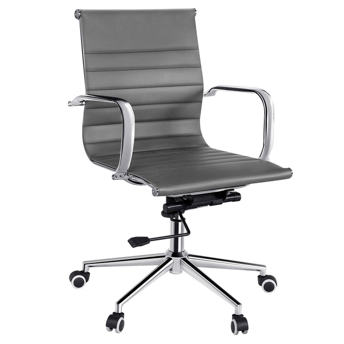 poltrona direzionale mod.hw61982gr colore grigia cod:ferx.98654