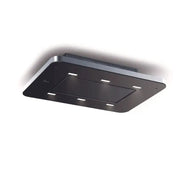 Cappa a soffitto STIVIA FREE cm 90 - Inox, Nero - 900 m3/h