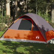 Tenda Familiare a Cupola 6 Persone Arancione Impermeabile 94553