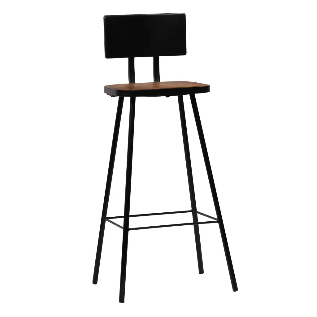 Sedie da Bar 4 pz Legno Massello di Recupero cod mxl 69560