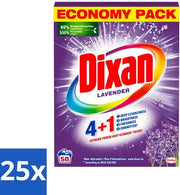 Detersivo in Polvere e Stain Remover - Bianco e Colore - Lavanda - 58 Lavaggi - Confezione in Bulk - 25 pezzi