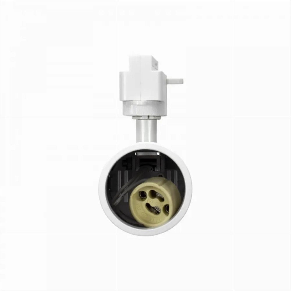 Trade Shop - Lampada Portafaretto Cilindrico Per Binario Monofase Orientabile Attacco Gu10 194c -