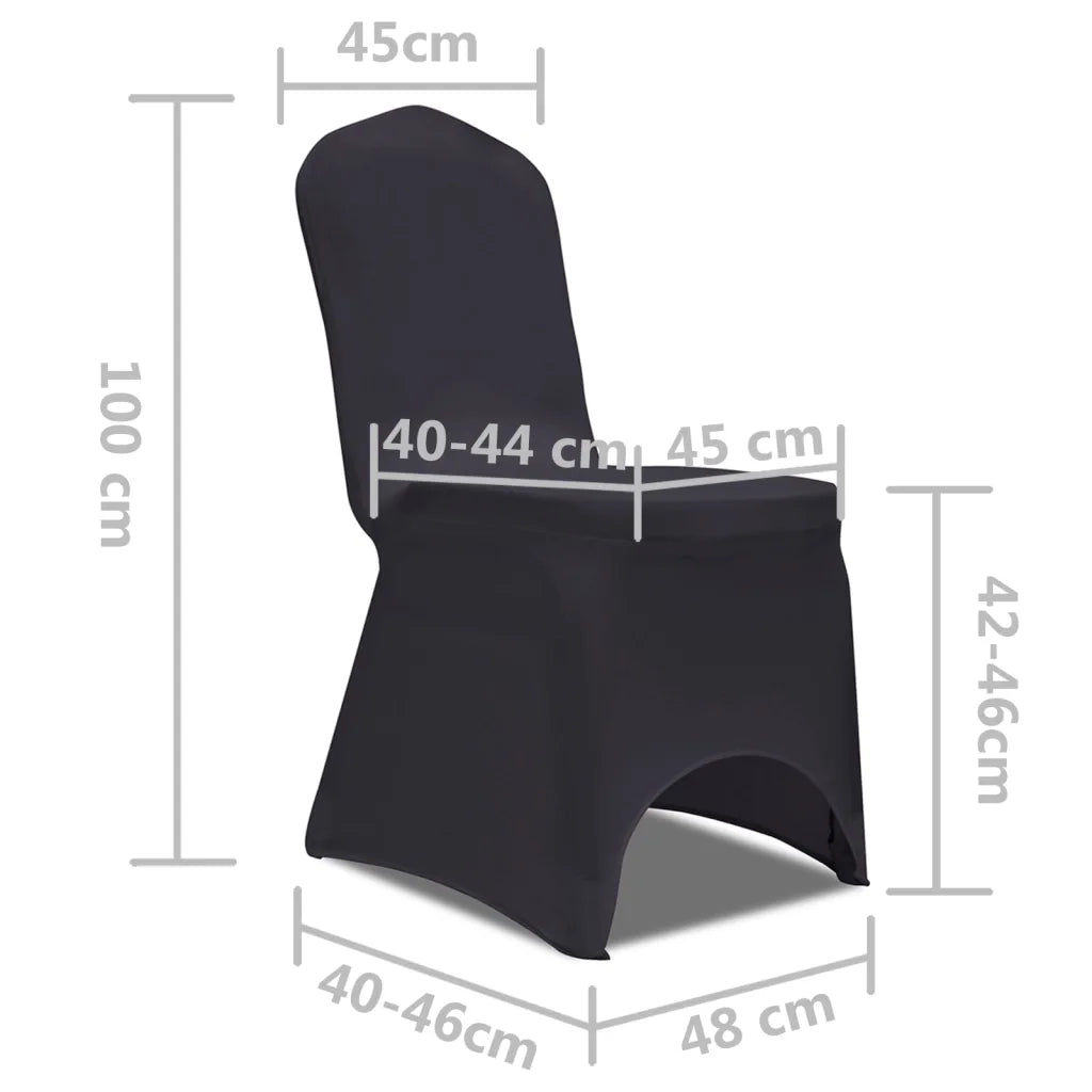 Fodera Elastica per Sedie 4 pz Antracite CFW1893892
