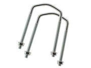 KIT FISSAGGIO PALO TV PER SUPPORTI PARABOLA- - mm.75x85h. - dado ø mm.13 - 10 pezzi