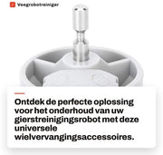 Accessorio universale per robot aspirapolvere - compatibile con seconda generazione - realizzato con materiale duraturo - dimensioni compatte - peso ridotto 30 g - accessorio per robot aspirapolvere