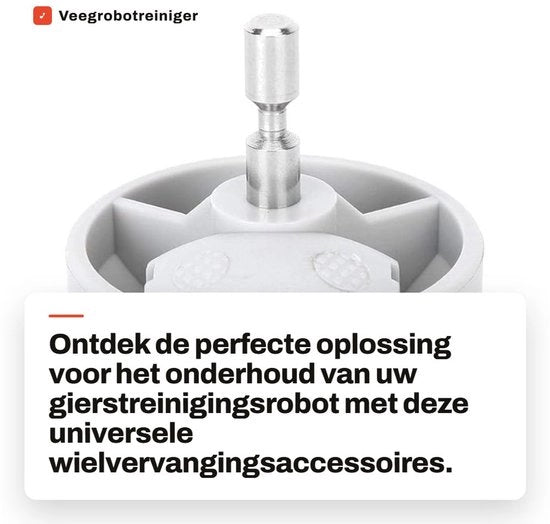 Accessorio universale per robot aspirapolvere - compatibile con seconda generazione - realizzato con materiale duraturo - dimensioni compatte - peso ridotto 30 g - accessorio per robot aspirapolvere