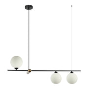 Lampadario Italux Barletta moderno bronzo 3xG9 vetro