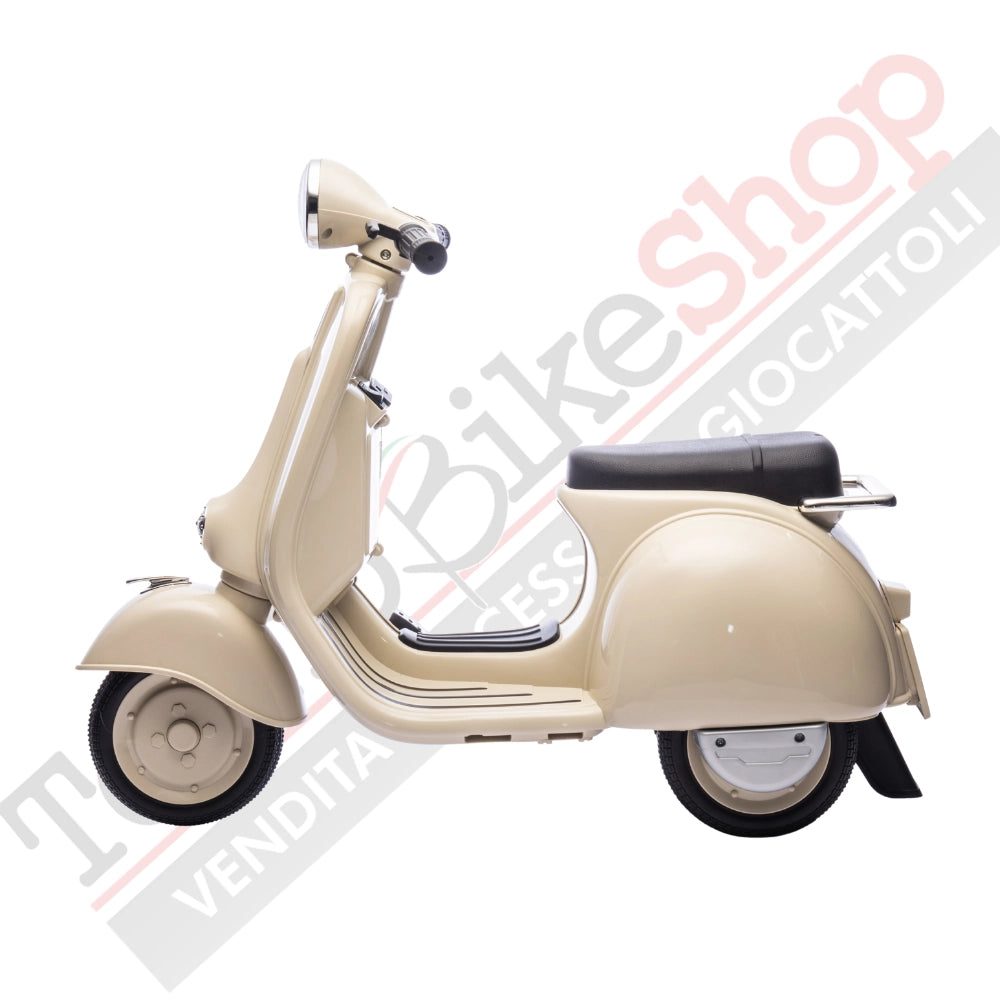 Vespa Sidecar Small Special 6V per Bambini con Licenza Ufficiale Piaggio-Avorio