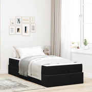 Struttura letto con materasso 2 pcs Nero Velluto 3399536