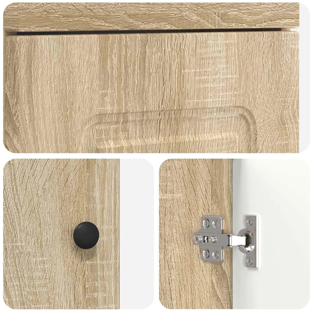 Mobile da bagno con lavabo Rovere Sonoma 42 x 40 x 84,5 cm 889996