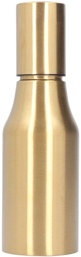 Olio distributore in acciaio inossidabile, resistente al calore, con contenitore a flacone, progettato per minimizzare le gocce, capienza 500 ml, con chiusura stufa, costruzione robusta e impermeabile.