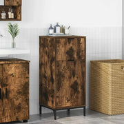 Mobile da Bagno con cassetto Rovere fumé 39,5 x 36 x 88 cm
