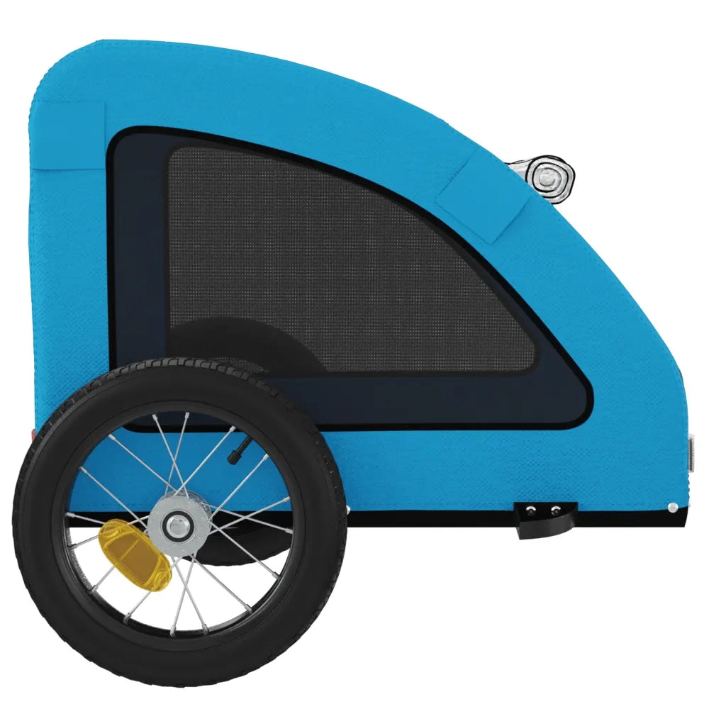 Rimorchio da Bici per Animali Blu Oxford e Ferro CFW3465699
