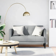 Divano Divanetto-Sofa Grigio Chiaro 111 cm in Tessuto