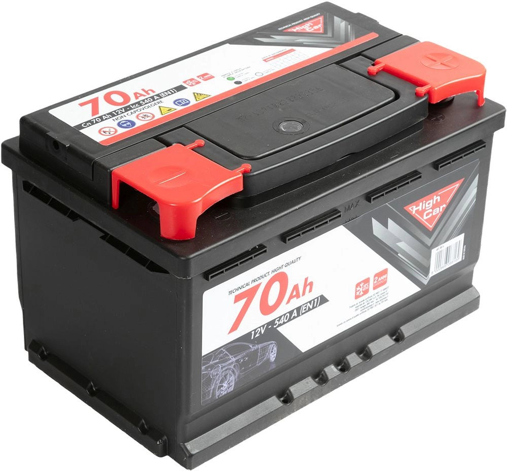 Batteria Auto da 70AH 540A  12V  polo positivo destro cassetta L3B