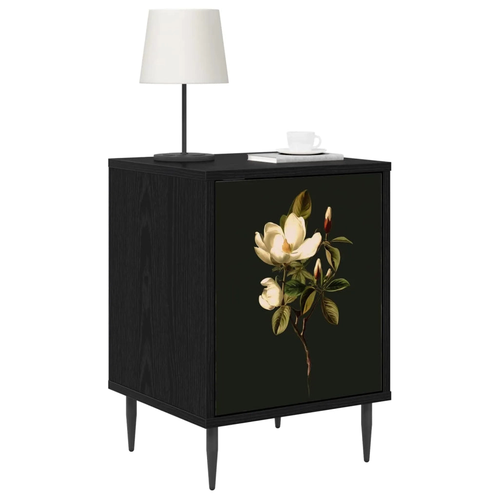 Armadio da Notte BREMEN 2 pz Rovere Nero 36 x 33 x 51 cm 8007266