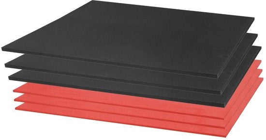 Set di 6 in 1 di contenitori per attrezzi in schiuma EVA antiscivolo 56 x 40 cm con rivestimento in schiuma di gomma.