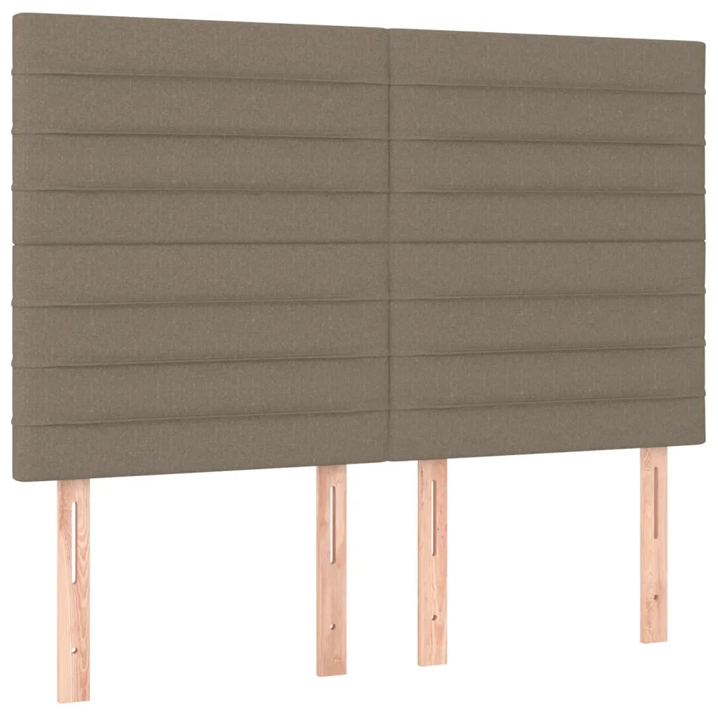 Giroletto a Molle con Materasso Tortora 140x200 cm in Tessuto 3132077