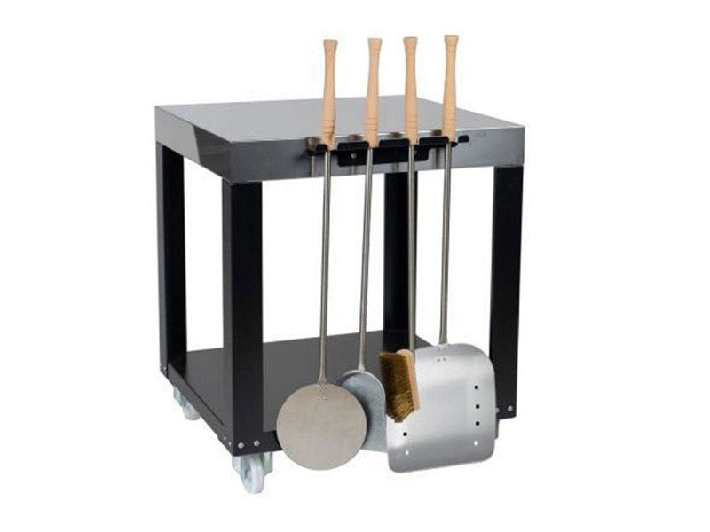 Carrelli e supporti multiuso con piano in acciaio inox Rossofuoco - Prolunga per carrello cucina multiuso modulare
