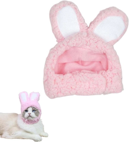Costumi di Pasqua per piccoli animali - Konijnenhoed con orecchie - Rosso