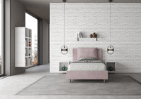 Letto 1 Piazza e Mezzo 130x210 cm Senza Rete Antea Glicine