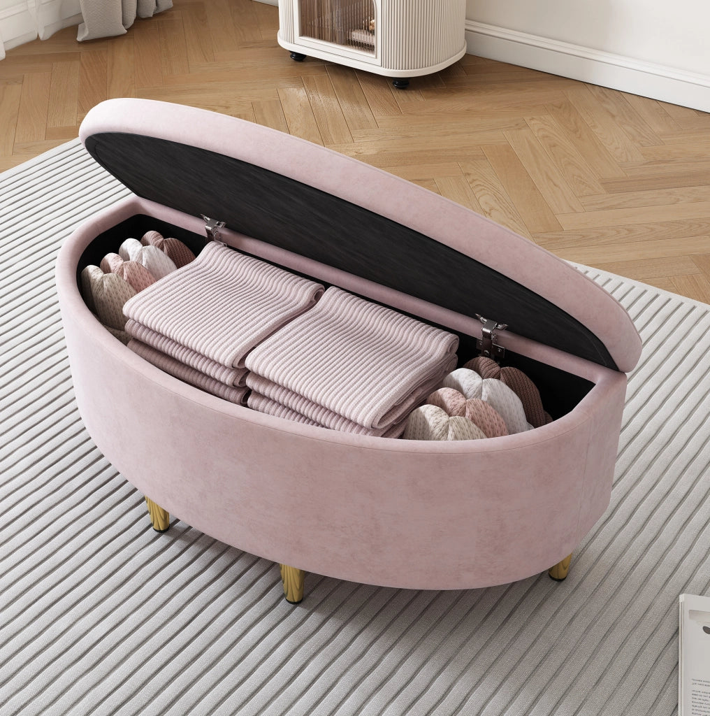 Letto imbottito in velluto 90x200 cm con testiera regolabile; rosa