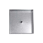 Sigillo zincato leggero : Dimensione - cm 23x23x5h