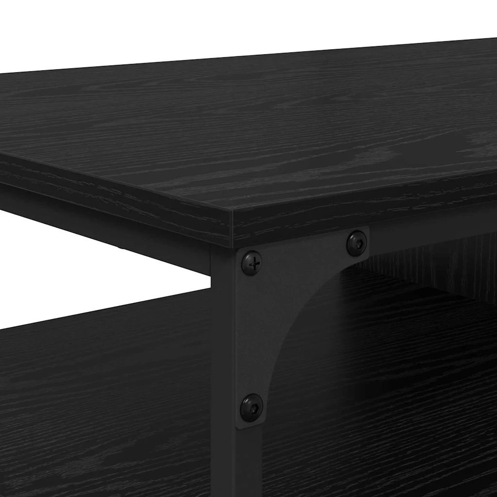 Tavolino da salotto Rovere Nero 100 x 50 x 45 cm