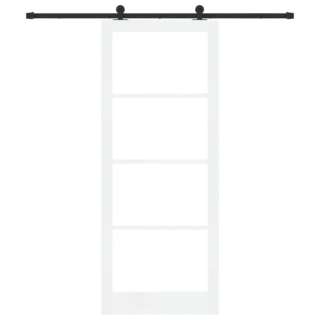 Porta Scorrevole ORKDAL Bianco 93 x 232 cm Legno e metallo 3332152
