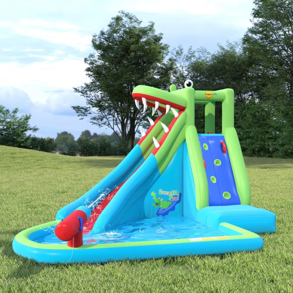 Happy Hop Scivolo d'Acqua Gonfiabile con Piscina 356x300x230 cm PVC 93448