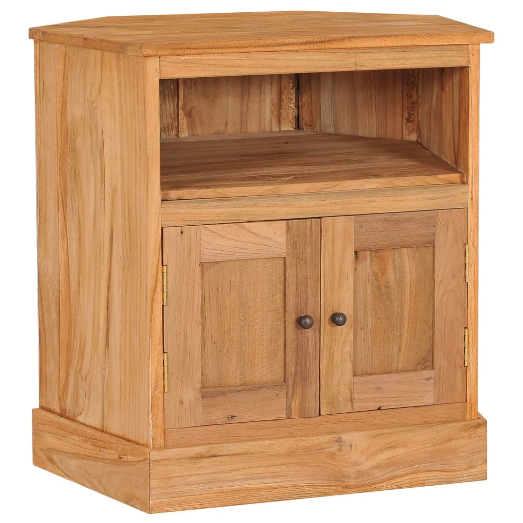 Credenza buffet cassettiera mobile contenitore organizer cucina soggiorno angolo salotto 60 x 45 x 60 cm legno massello di teak marrone 02_0031750