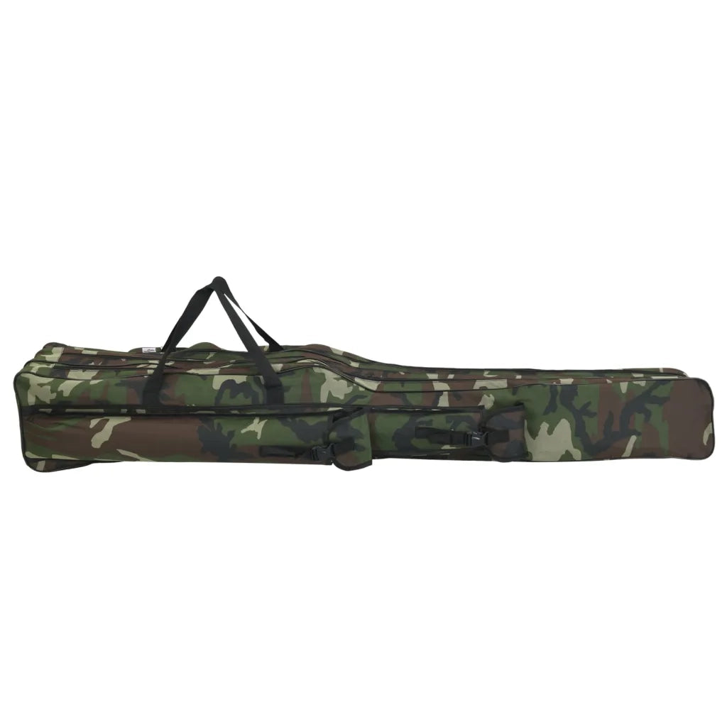 Borsa per Canna da Pesca Verde Mimetico 150 cm Tessuto Oxford CFW9130346