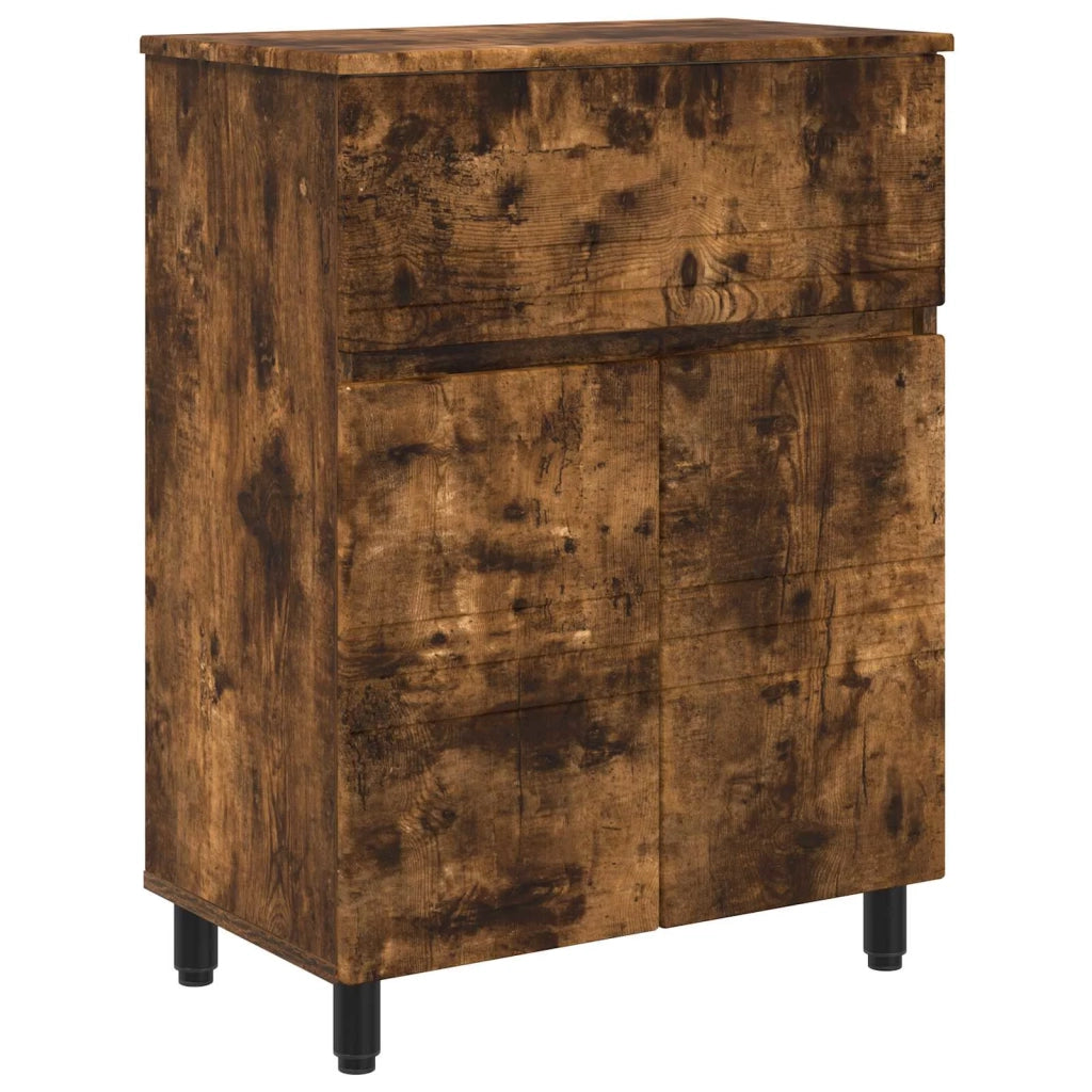 Mobiletto da bagno Rovere Fumo 60 x 35 x 80 cm 889420