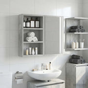 Armadio da bagno a muro Grigio Cemento 30 x 10 x 50 cm 889314