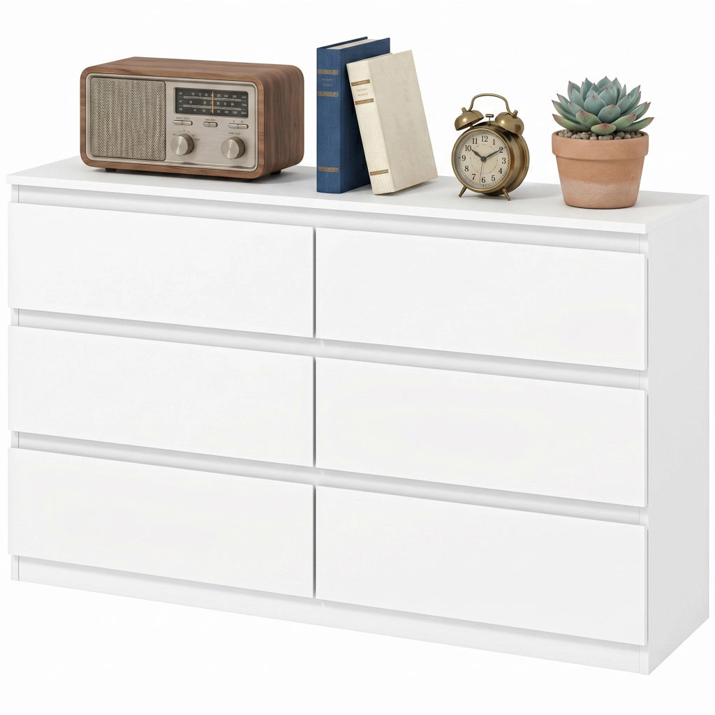 Cassettiera 3 Cassetti ¨C Minimal ¨C Bianco 60x40x