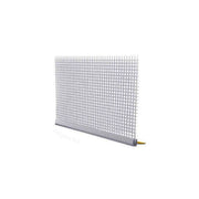 Profilo in pvc con rete in fibra di vetro per finestre e porte 6mm barra 2.5 m bianco