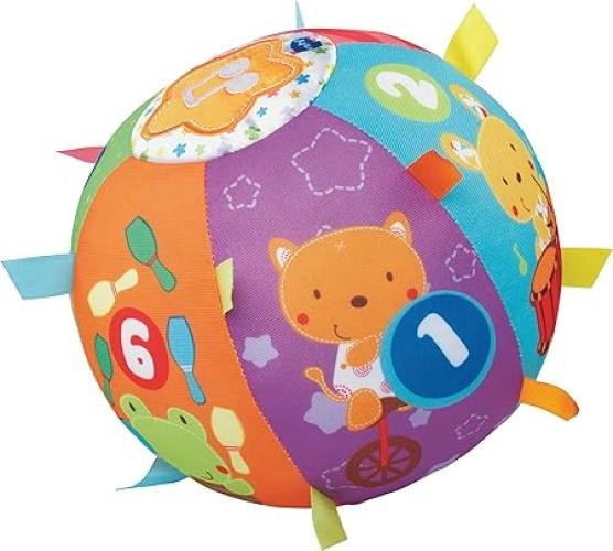 VTech Magica Palla Multiattivita, Cubo Morbido Neonato con Pulsante, Ideale per Imparare i Numeri, Gioco Neonato con 15
