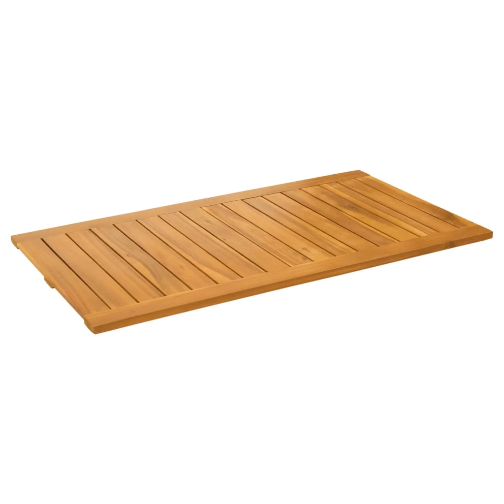 Tappeto da bagno Tinta unita Marrone 100 x 55 cm legno