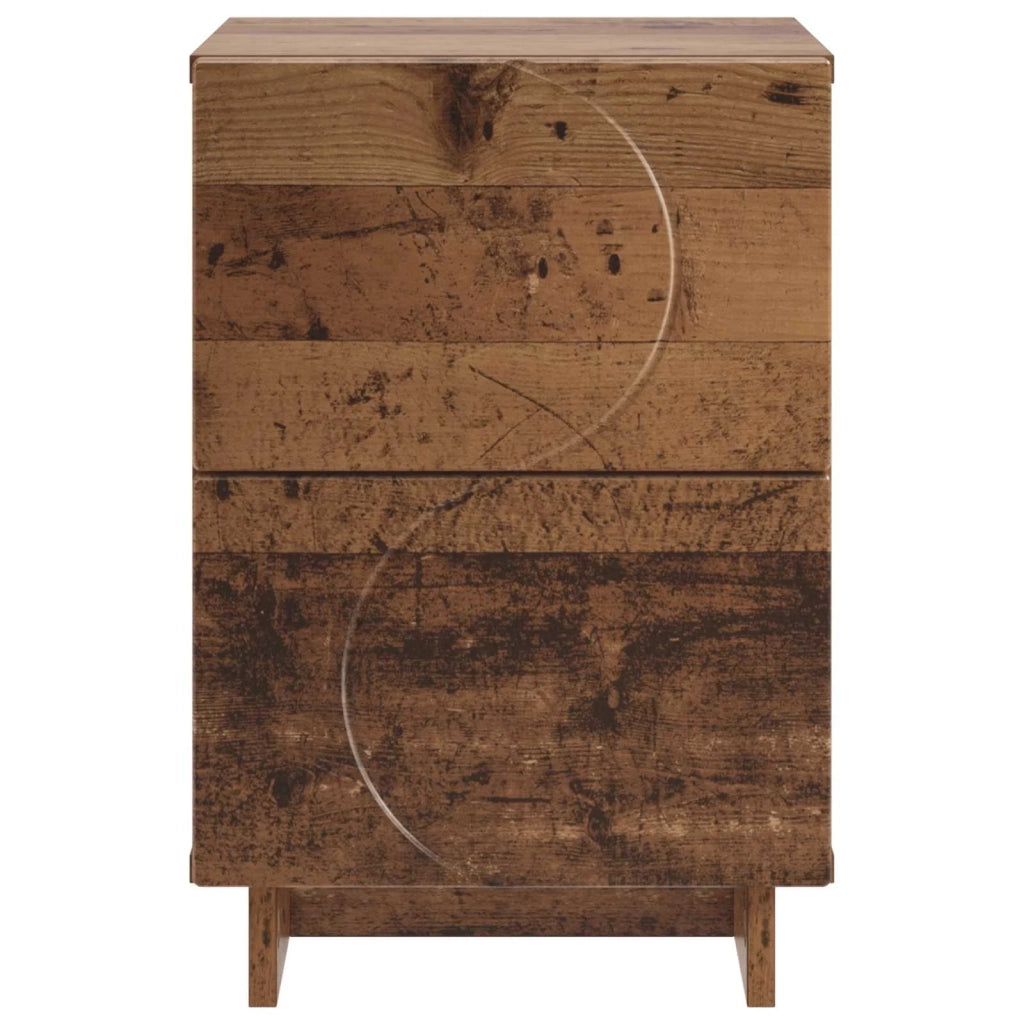 Armadio da Notte Legno di quercia 33,5 x 34,5 x 50 cm 8011401