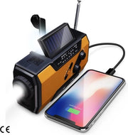 Radio Multifunzione Portatile 2000 mAh (Model A1) - Energia Solare, Zanzara, Alimentazione a Batteria - Radio di Emergenza con Funzione di Ricarica USB - Luce di Emergenza SOS e Torcia LED Integrata - Ideale per Escursioni e Uso All'Aperto