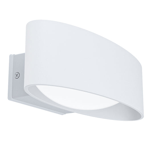 Applique Esterno Contemporanea Chinoa Alluminio Bianco Led