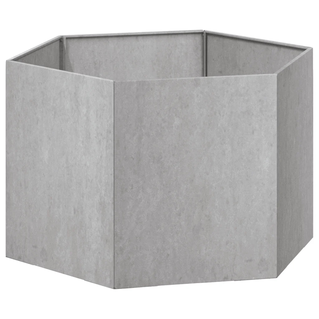 Fioriera Ruggine 60x60x45 cm Acciaio Corten 823675