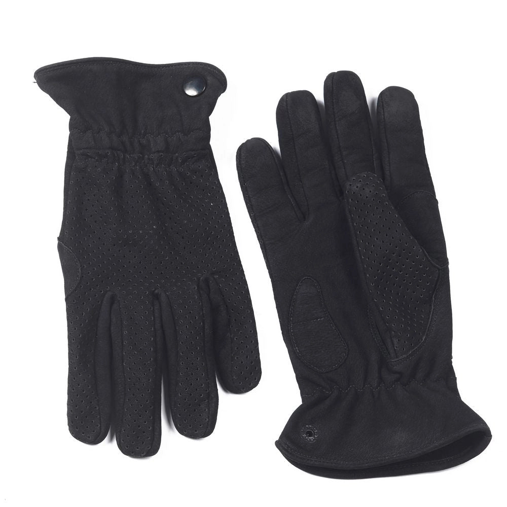 Light coppia di guanti moto in pelle scamosciata taglia XL