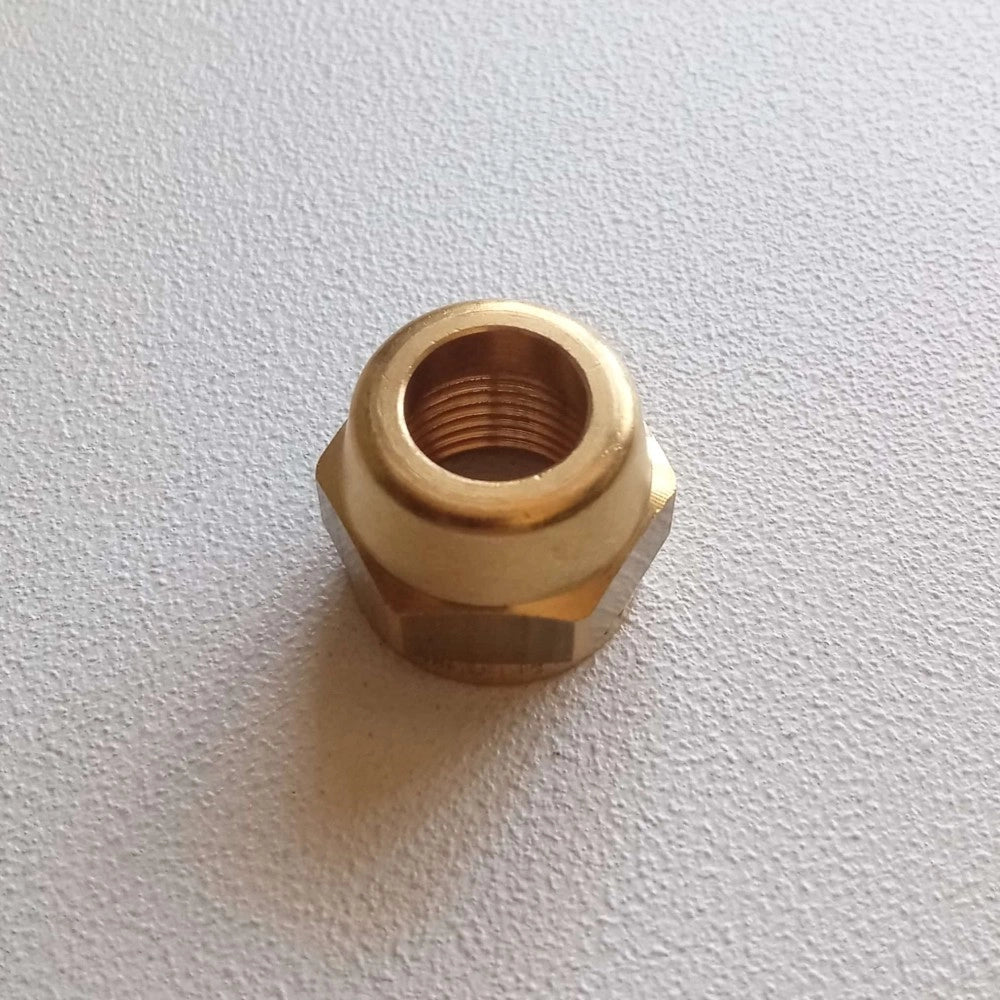 Dado condizionamento 1/4 x 6mm in ottone per unire tubo rame