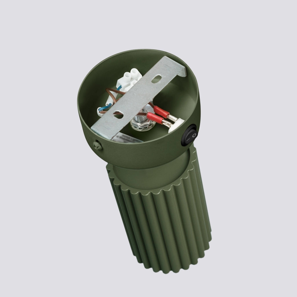 Applique moderna verde oliva orientabile GU10 Pure Lume